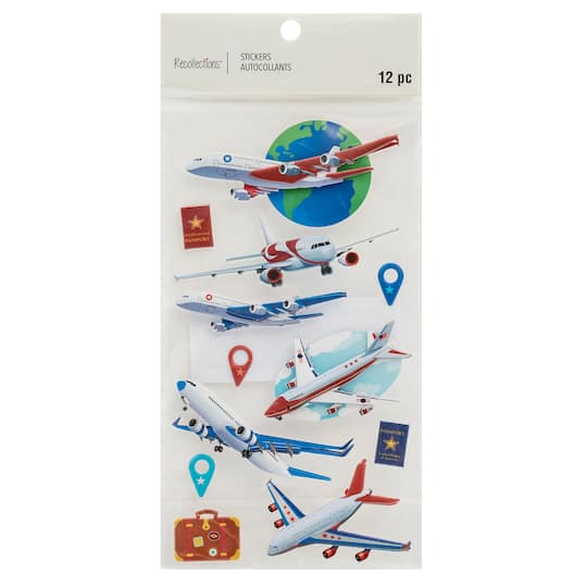 Jets Dimensional Stickers by Recollections™